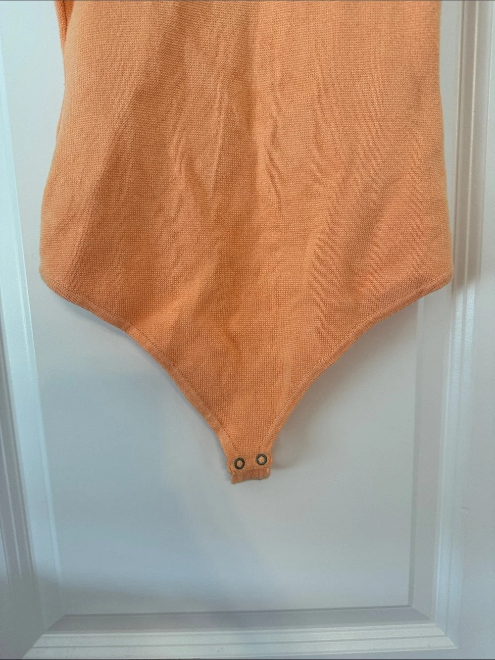 Abercrombie & Fitch Kids Sleeveless Orange One-Piece Bodysuit - Picture 3 of 7